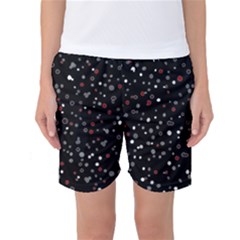 Dots Pattern Women s Basketball Shorts by ValentinaDesign