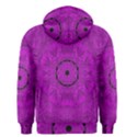 Purple Mandala Fashion Men s Zipper Hoodie View2