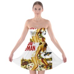 Attack Of The 50 Ft Woman Strapless Bra Top Dress by Valentinaart