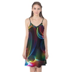 Abstract Rainbow Twirls Camis Nightgown by Nexatart