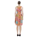 Doughnut Bread Donuts Orange Racerback Midi Dress View2