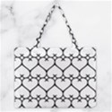 Heart Background Wire Frame Black Wireframe Medium Tote Bag View1