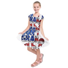 Dont Grab My Kids  Short Sleeve Dress by Valentinaart