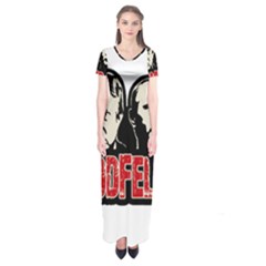 Goodfellas Putin And Trump Short Sleeve Maxi Dress by Valentinaart