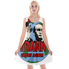 Make Tyranny Great Again Reversible Velvet Sleeveless Dress by Valentinaart