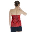 Stone Red Volcano Strapless Top View2