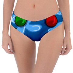 Water Balloon Blue Red Green Yellow Spot Reversible Classic Bikini Bottoms by Mariart