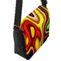 Colorful 3d shapes                     Flap Closure Messenger Bag (S) View2