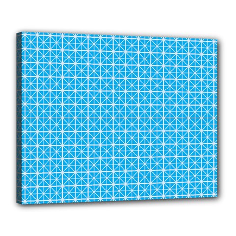 Simple Rectangular Pattern Canvas 20  X 16  by berwies