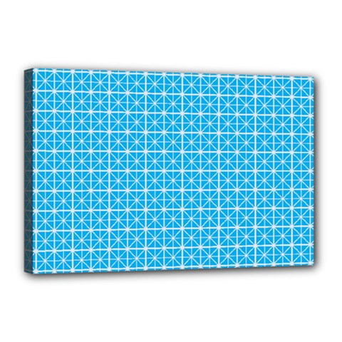 Simple Rectangular Pattern Canvas 18  X 12  by berwies