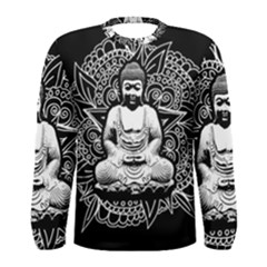 Ornate Buddha Men s Long Sleeve Tee by Valentinaart