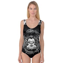 Ornate Buddha Princess Tank Leotard  by Valentinaart