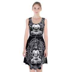 Ornate Buddha Racerback Midi Dress by Valentinaart