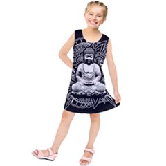 Ornate Buddha Kids  Tunic Dress by Valentinaart