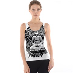 Ornate Buddha Tank Top by Valentinaart