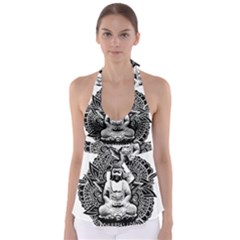 Ornate Buddha Babydoll Tankini Top by Valentinaart