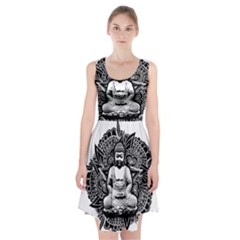 Ornate Buddha Racerback Midi Dress by Valentinaart