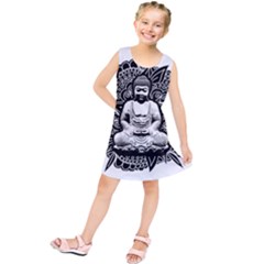 Ornate Buddha Kids  Tunic Dress by Valentinaart