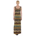 Aztec Pattern Maxi Thigh Split Dress View2