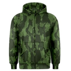 Camouflage Green Army Texture Men s Zipper Hoodie by BangZart