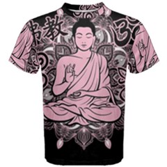 Ornate Buddha Men s Cotton Tee by Valentinaart