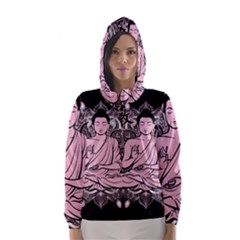 Ornate Buddha Hooded Wind Breaker (women) by Valentinaart