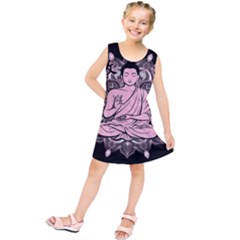 Ornate Buddha Kids  Tunic Dress by Valentinaart