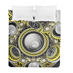 A Cautionary Fractal Cake Baked For Glados Herself Duvet Cover Double Side (full/ Double Size) by jayaprime