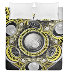 A Cautionary Fractal Cake Baked For Glados Herself Duvet Cover Double Side (queen Size) by jayaprime