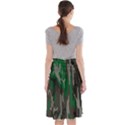 Army Green Camouflage Midi Beach Skirt View2