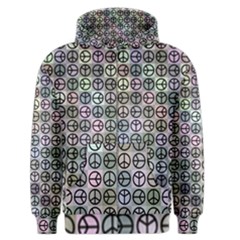 Peace Pattern Men s Zipper Hoodie by BangZart