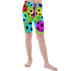 Balls Colors Kids  Mid Length Swim Shorts by BangZart