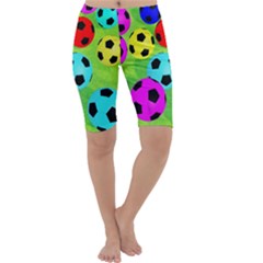 Balls Colors Cropped Leggings  by BangZart