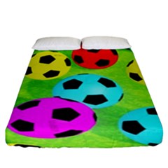 Balls Colors Fitted Sheet (king Size) by BangZart