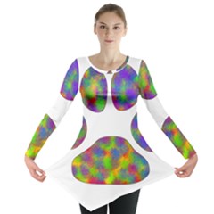 Paw Long Sleeve Tunic  by BangZart