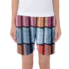 Shingle Roof Shingles Roofing Tile Women s Basketball Shorts by BangZart