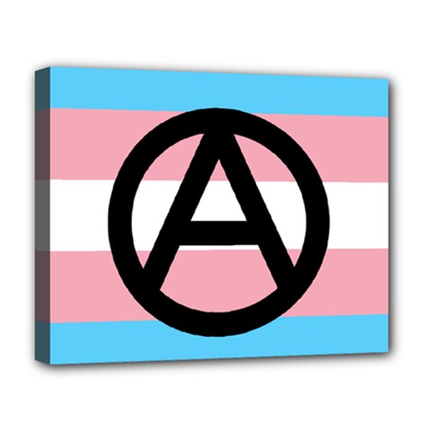 Anarchist Pride Deluxe Canvas 20  X 16   by TransPrints