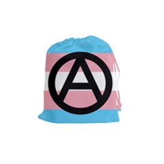 Anarchist Pride Drawstring Pouches (medium)  by TransPrints