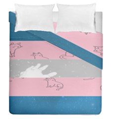 Pride Flag Duvet Cover Double Side (queen Size) by TransPrints