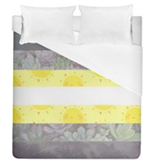 Cute Flag Duvet Cover (queen Size) by TransPrints