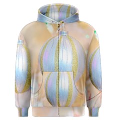 Sphere Tree White Gold Silver Men s Zipper Hoodie by BangZart