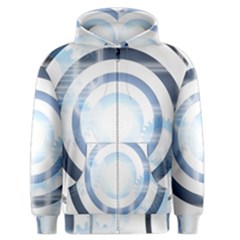 Center Centered Gears Visor Target Men s Zipper Hoodie by BangZart