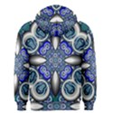 Fractal Cathedral Pattern Mosaic Men s Zipper Hoodie View2