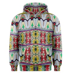 Kaleidoscope Background  Wallpaper Men s Zipper Hoodie by BangZart