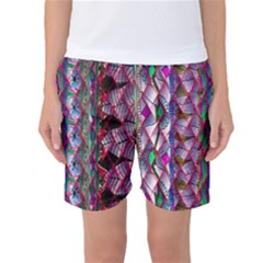 Textured Design Background Pink Wallpaper Of Textured Pattern In Pink Hues Women s Basketball Shorts by BangZart