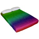 Metallic Rainbow Glitter Texture Fitted Sheet (California King Size) View2