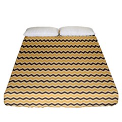 Colored Zig Zag Fitted Sheet (california King Size) by Colorfulart23