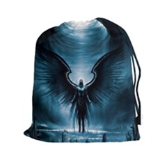 Rising Angel Fantasy Drawstring Pouches (xxl) by BangZart