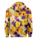 Colorful Flowers Pattern Men s Zipper Hoodie View2