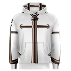 Anchor Men s Zipper Hoodie by BangZart